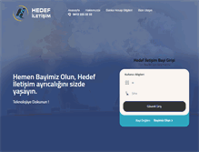 Tablet Screenshot of hedefiletisim.net